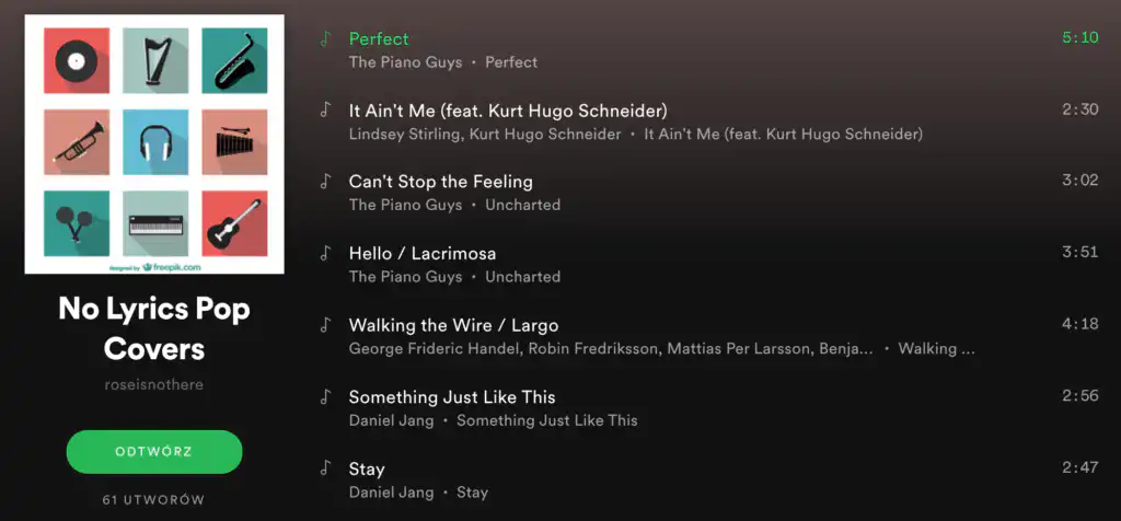 spotify czego słuchać do nauki