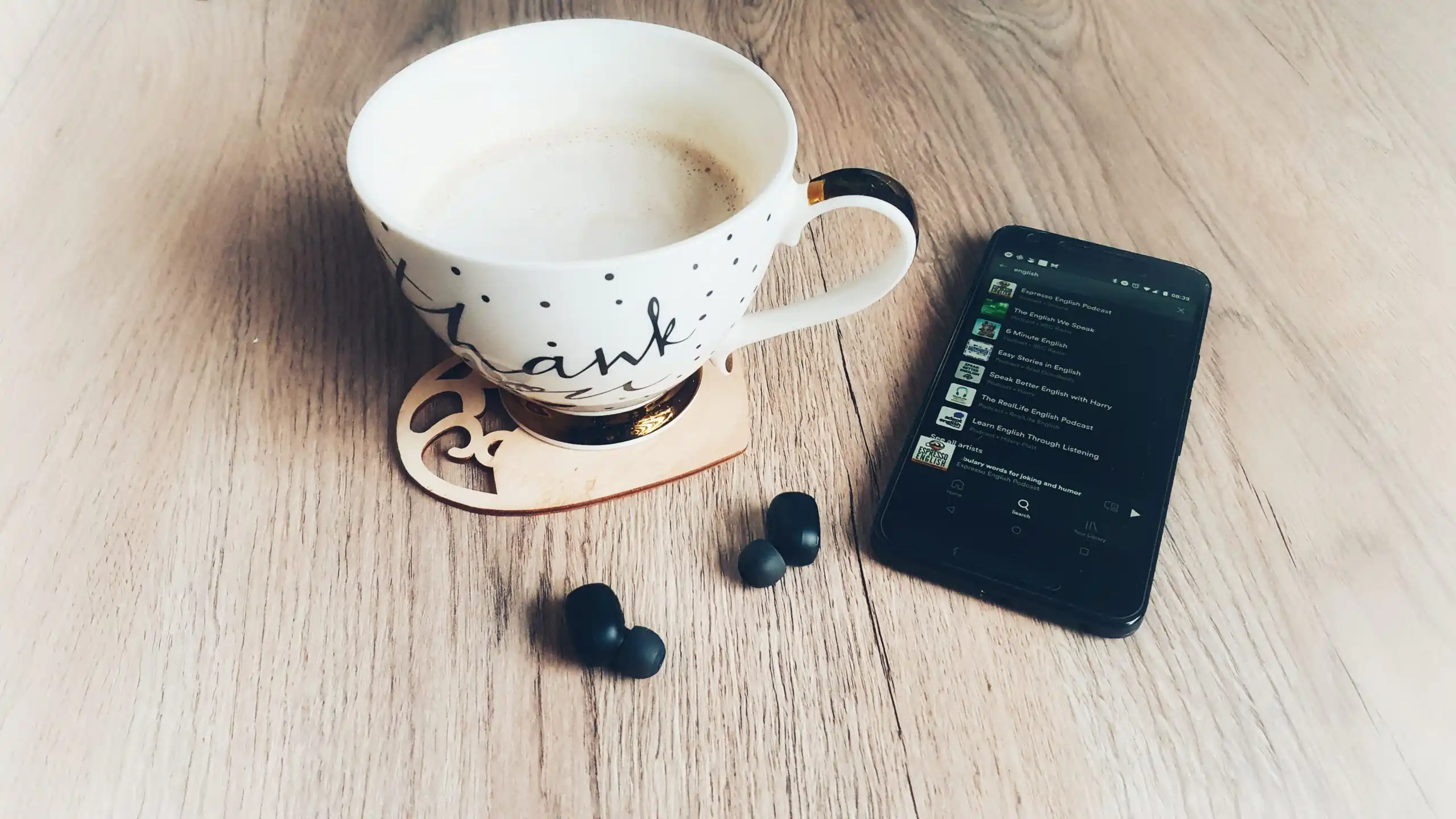 nauka języka ze spotify