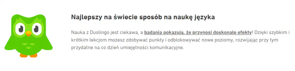 aplikacja do nauki języka Duolingo