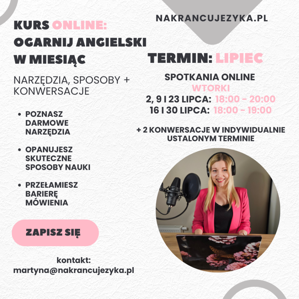 kurs ogarnij angielski w miesiąc