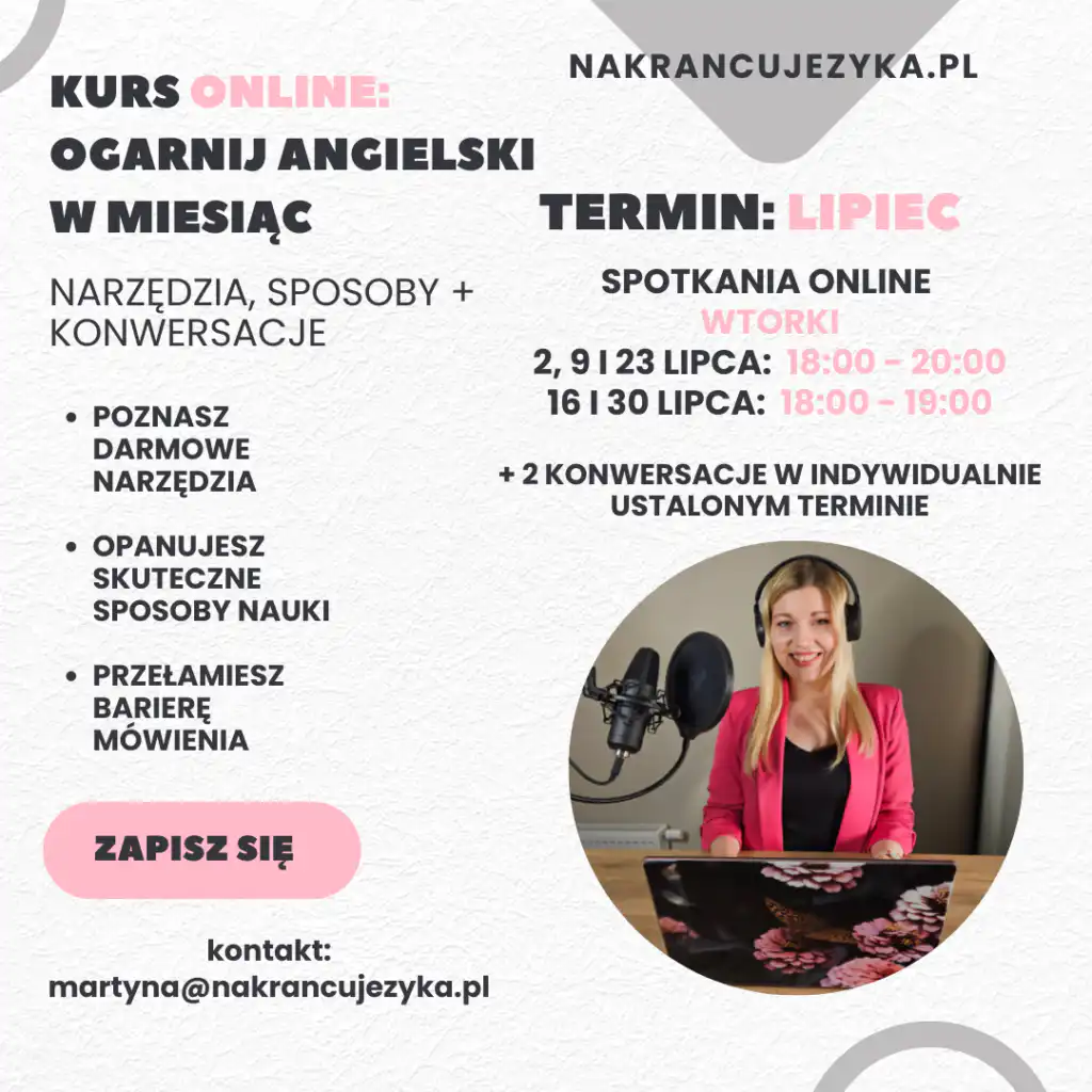 kurs ogarnij angielski w miesiąc