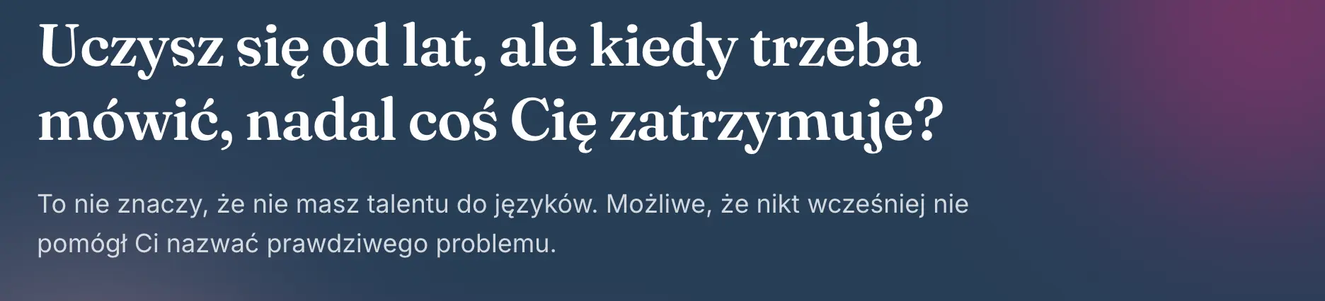 quiz co cię blokuje w mowieniu po angielsku